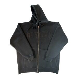 Beyond Clothing Black Full Zip Hoodie Men's XL Heavyweight